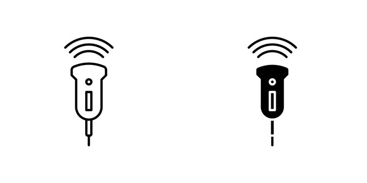 Ultrasound icons for app and websites.