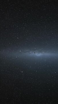 Earth far away from space