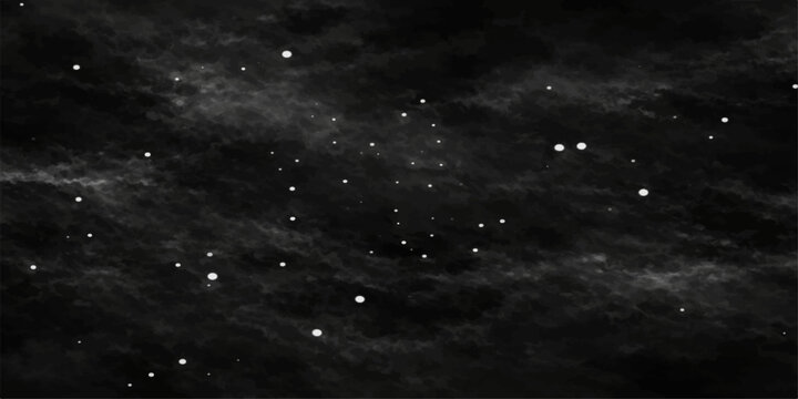 A vast expanse of the night sky, dotted with countless shimmering stars and swirling cosmic dust, evoking a sense of wonder and the infinite universe.