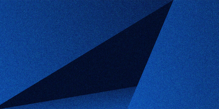 Black dark navy blue silver abstract pattern background. Geometric shape. Line triangle angle fold polygon diamond 3D. Color gradient ombre.