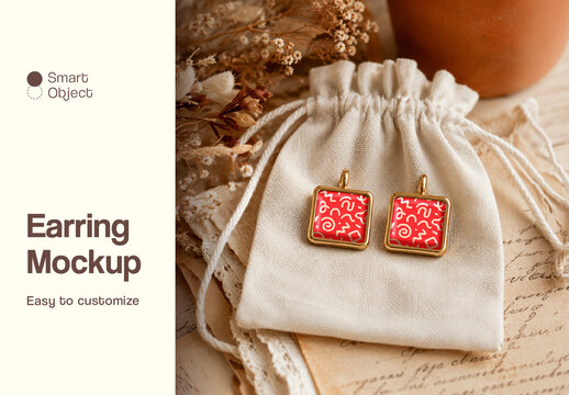 Earring Mockup