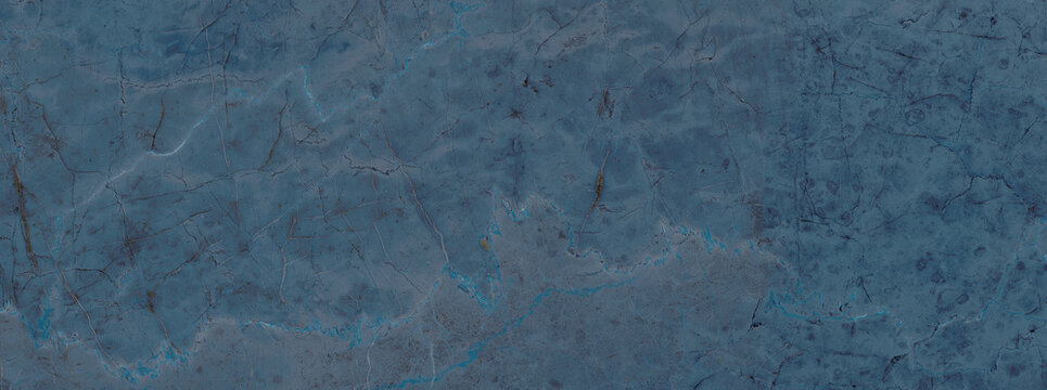 Blue marble texture background with high resolution, Italian marble slab with golden veins, Closeup surface grunge stone texture, Polished natural granite marbel for ceramic digital wall tiles.