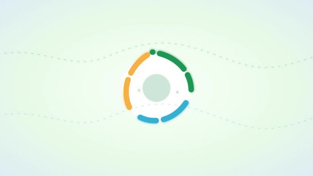Minimalist Progress Bar Loading Circle Animation Loop