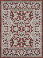 Naklejka premium Digital textured modern rug, classic carpet , traditional rug ,textile flooring rug , covering floor , mat , runner ,carpet pattern , sublimatation design , direct printing des