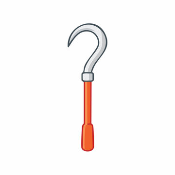 Stylized illustration of a grappling hook