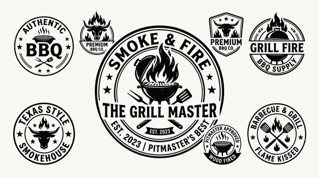The Grill Master Logo Design.