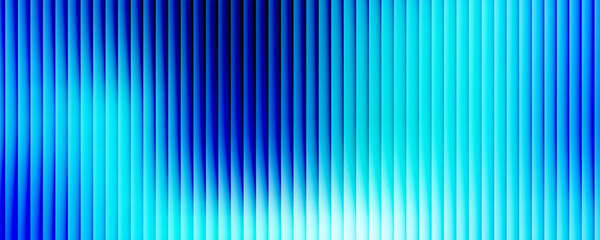 Fototapeta premium Glass gradient texture with teal and navy ripple pattern and smooth light distortion. Wavy abstract flow, futuristic blur effect, reeded vertical displacement. Vector illustration
