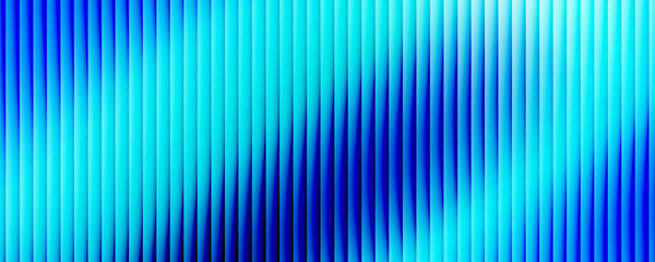 Fototapeta premium Glass gradient texture with teal and navy ripple pattern and smooth light distortion. Wavy abstract flow, futuristic blur effect, reeded vertical displacement. Vector illustration