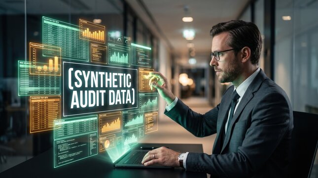 Harnessing synthetic audit data for enhanced financial reporting and business intelligence insights