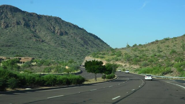 Mount Lemmon Scenic Byway in Tucson, Arizona.