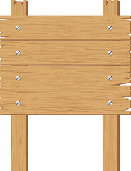Fototapeta premium Wooden signboards icon