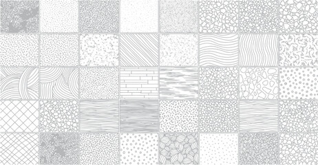 Versatile architectural texture pattern set for civil engineering site plans and landscape design documentation © HexaFrame