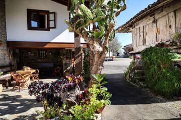 Obraz premium Traditional agricultural building called Horreo in Asturias, Spain