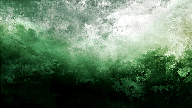 Abstract textured background evokes tempestuous ocean wave, dynamic interplay emerald green, white foam, dark abyss, hinting primal forces nature.