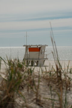 lifeguard viewpoint at the beach