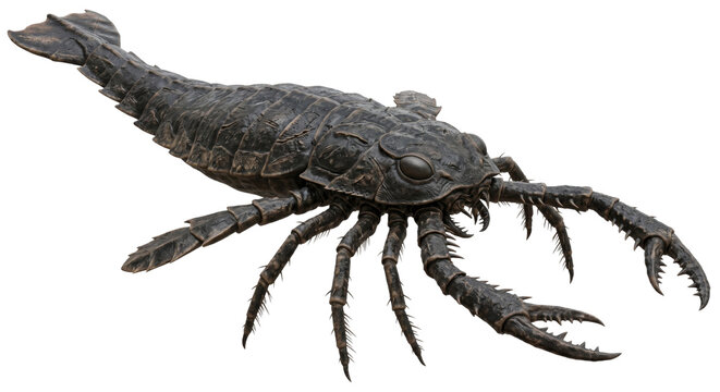 realistic jaekelopterus (jaekelopterus rhenaniae) isolated on transparent background