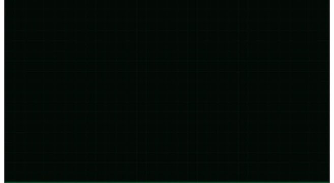 Green laser line scanning motion on dark grid animation background, for technology