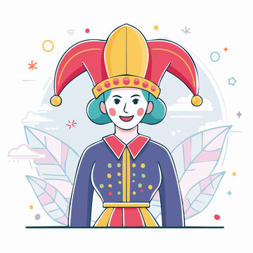 Jester Character Illustration