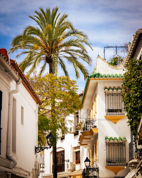 Marbella's city center and seaside boulevard