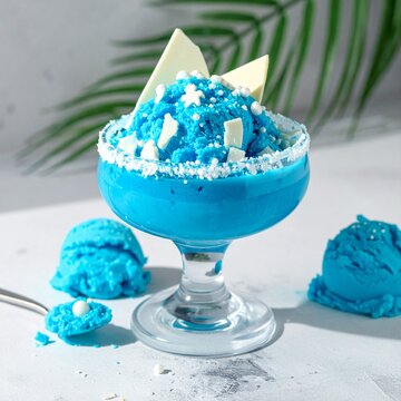 Blaue-Lagune-Eisbecher