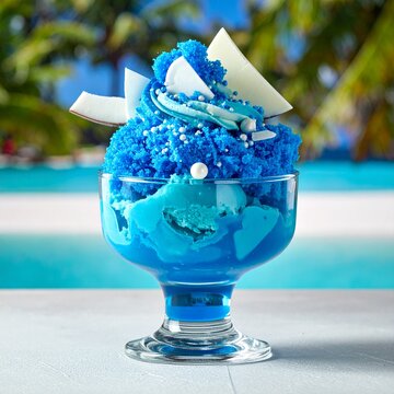 Blaue-Lagune-Eisbecher