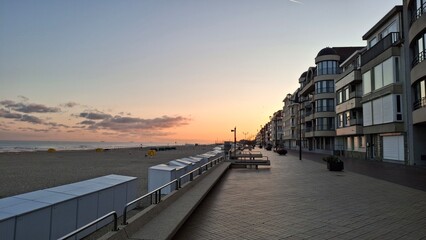 sunset at the coast © Aklilu