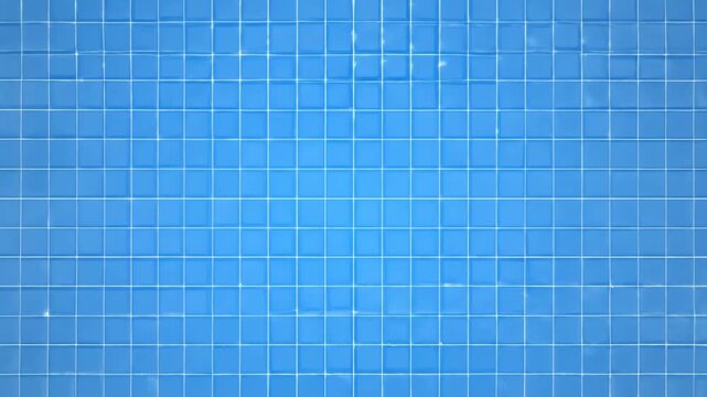 A vibrant blue grid pattern with white lines, reminiscent of a blueprint