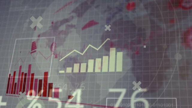 Data HUD shifting forward after green scan sweeping, updating charts and compiling metrics