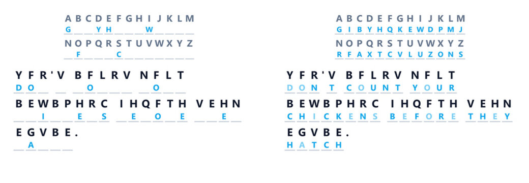 Letter cryptogram