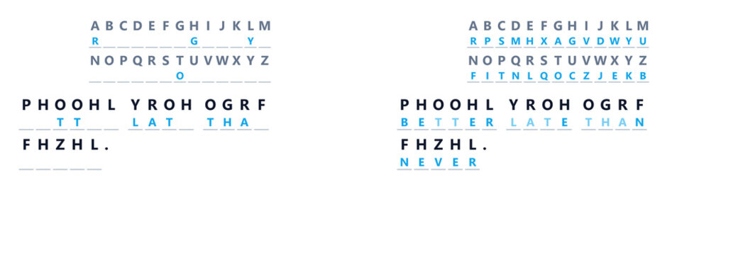 Letter cryptogram