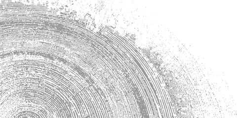 Fototapeta na wymiar Abstract grey fingerprint texture with concentric rings and scattered dots pattern