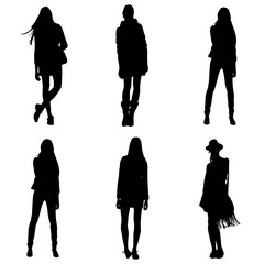 Chicas posando para moda