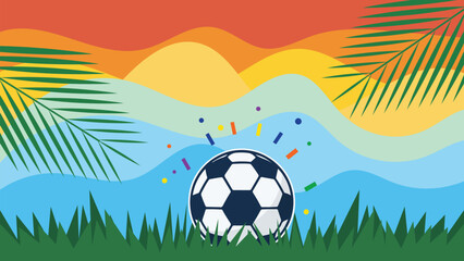 soccer ball on green grass © Sheikh Hasinur Rahma