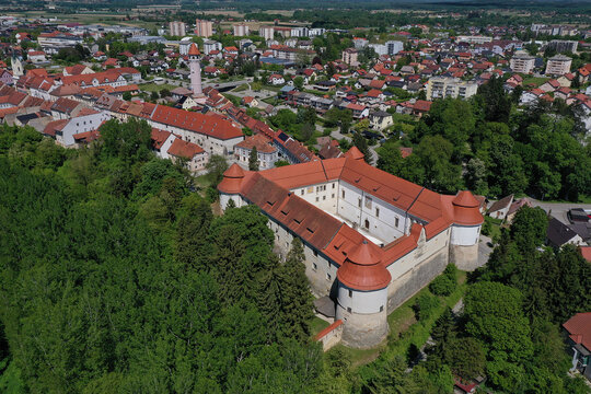 Town and castle of Brezice. Brezice Castle (Grad Brezice), is a 16th-century castle in the town of Brezice, in southeastern Slovenia