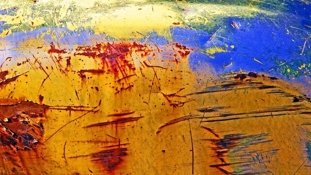 Close up of Fender of Abandoned Car in Death Valley