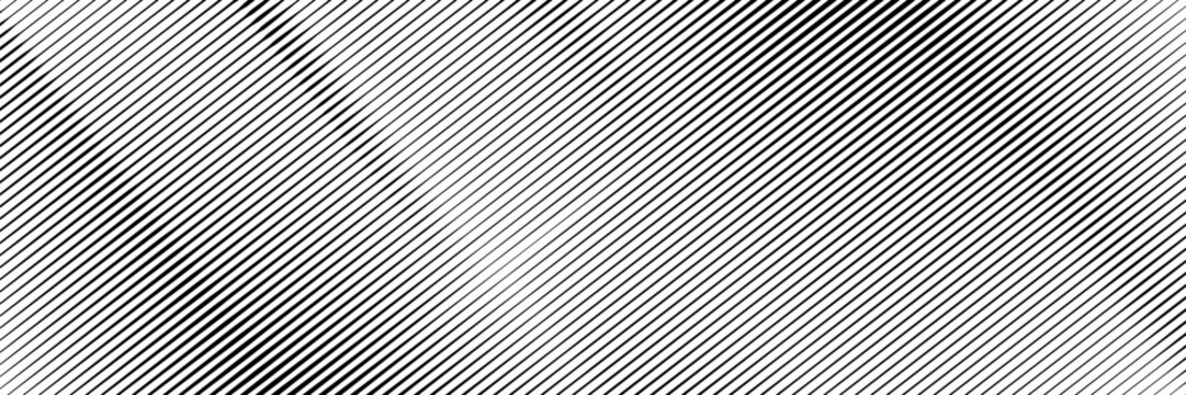 Horizontal line pattern. From thin line to thick. Parallel stripe. Black streak on white background. Straight gradation stripes. Abstract geometric patern.