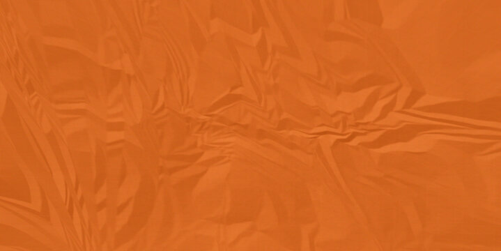 Orange abstract fabric texture with subtle creases