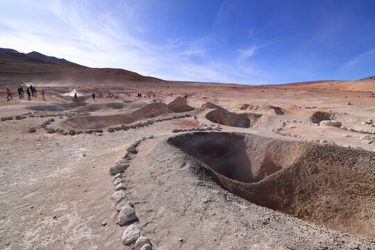 Geiser Sol de Maňama, Andes, Bolivia