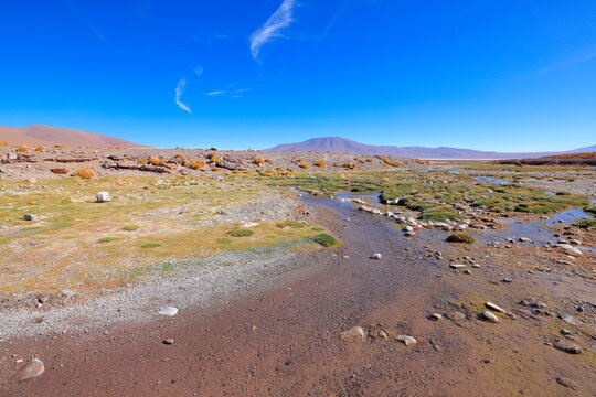 Geiser Sol de Maňama, Andes, Bolivia