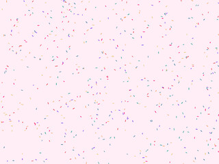 Naklejka premium Bright Candy Sprinkles Scattered Fun Design