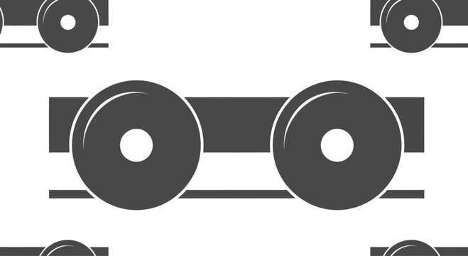 Seamless Dumbbell Pattern - Fitness and Workout Graphic Element