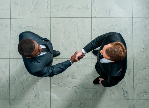 Business handshake partnership.