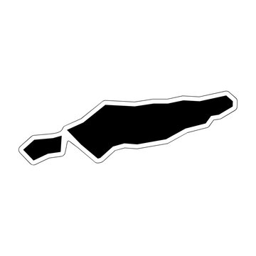 East Timor Country Map Icon