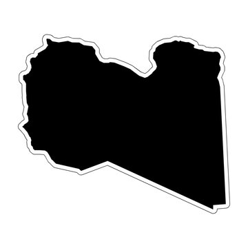 Libya Country Map Icon
