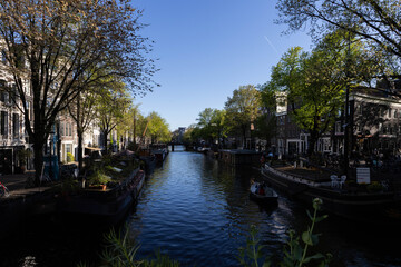 Fototapeta premium Kanal in Amsterdam