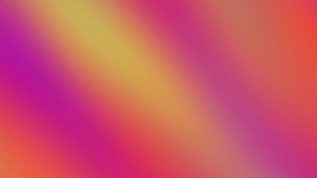 Abstract grainy gradient background blending vibrant magenta orange and yellow hues into a soft lofi atmospheric sunset texture