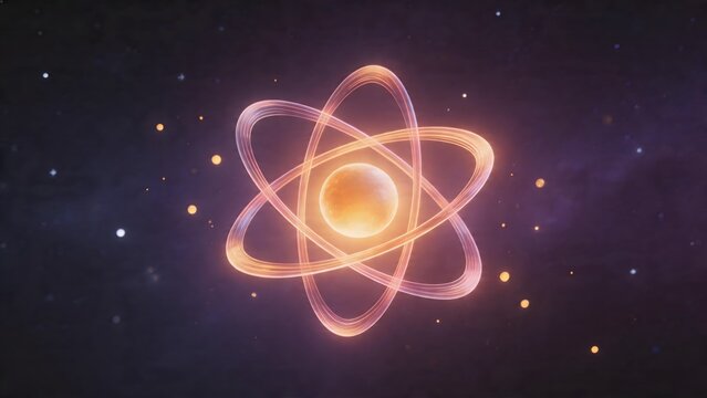 Atomic structure in space