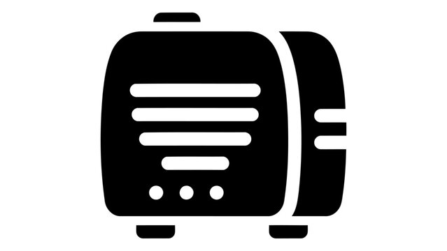Air sanitizing ozone generator icon