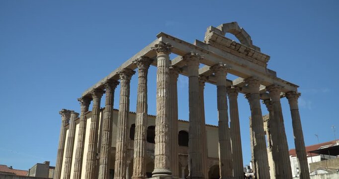 The Temple of Diana in M&eacute;rida, Spain
