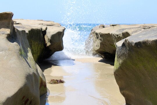 tidepool on the beach